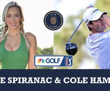 Paige Spiranac & Cole Hammer join 5 Clubs on Golf Channel