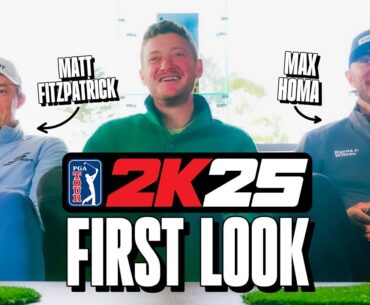 First look at PGA TOUR 2K25 with Max Homa and Matt Fitzpatrick
