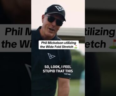 Why Phil Mickelson uses the Wide Fold Stretch before playing! #golf #youtubeshorts