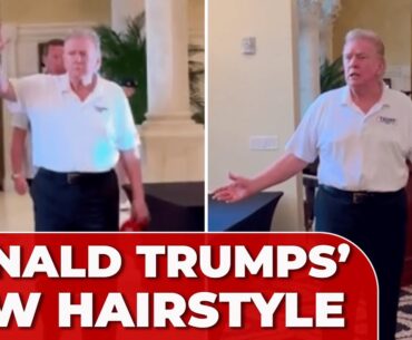 DONALD TRUMP leaves REPUBLICAN supporters speechless with bold NEW HAIRSTYLE