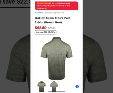 Motorhelmets Store Sale Oakley Grain & Divisional 2.0 Men's Polo Shirts #shortsvideo #youtubeshorts