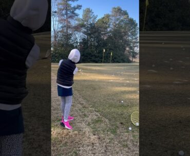 Pitching practice #golf #golfgirl #golfswing #golfcourse #golfer ​@titleist ​@TAYLORMADEGOLF