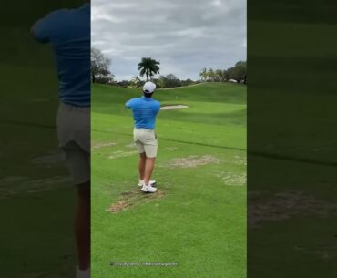 Kai Trump tries INSANE golf trick shot