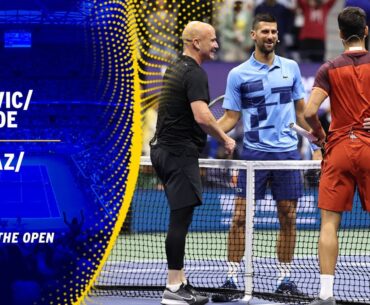Alcaraz/Agassi vs. Djokovic/McEnroe Full Match | 2024 US Open