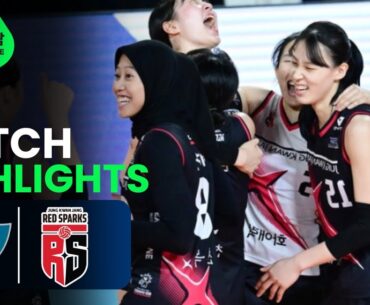 Red Sparks VS GS Caltex | Highlight | Korean V-league 2024/2025