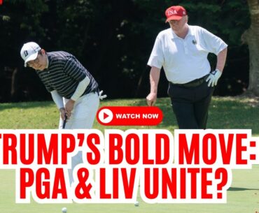 Trump Brokers PGA & LIV Golf Deal? Shocking White House Meeting!