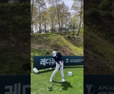 PGA KOREA Bae Yong Jun Golf Driver Swing
