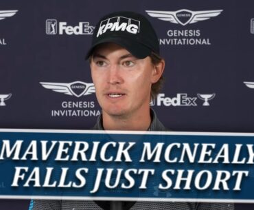 Maverick McNealy Falls Just Short At Genesis Invitational, 1 Stroke Behind Åberg