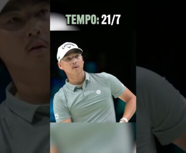 Min Woo Lee shows off his tempo at TGL! #golf