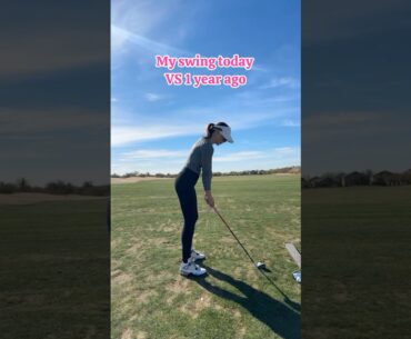 Progress, not perfection. #progress #golfswing #golf #practice #golfer #golfgirl #grind #golfaddict