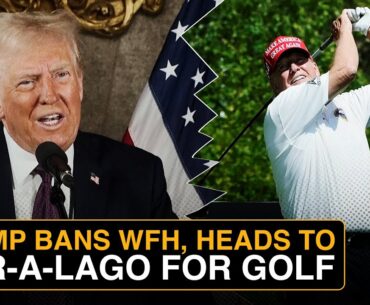 Trump Slams Working From Home Staff For ‘Golfing’ Despite Spending A Third Of His Term Golfing