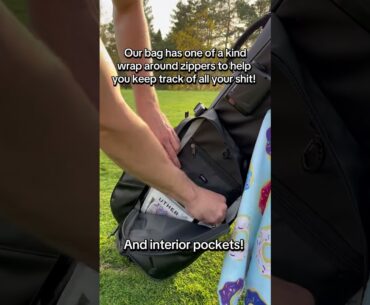 The Mag Bag has one of a kind wrap around zippers! #golf #golfswing #golfbag #golflife #golftips
