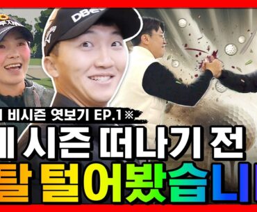 동계 시즌에 안캐디가 떴다?! 세뱃돈 받는 속도로 달려왔습니다🏃🏻 [안캐디 비시즌 엿보기. EP-1]