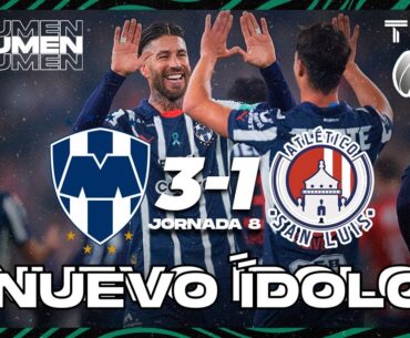 Resumen y goles | Monterrey 3-1 Atl San Luis | Liga Mx - CL2025 J8 | TUDN