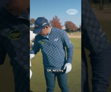 Si Woo's Between 4-Iron and 5-Wood 🤔