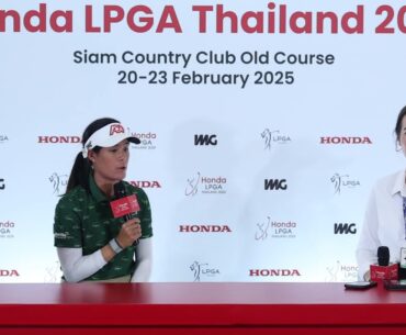 Celine Boutier Discusses Honda LPGA Thailand 2025 | Full LPGA Tour Press Conference