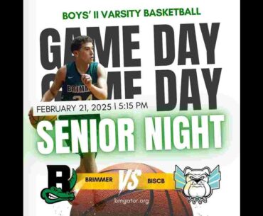 GNN LIVE: VARSITY 2 BASKETBALL (BRIMMER VS BISB)