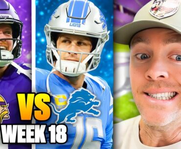 Lions vs Vikings Week 18 Preview | Jay Gruden & Colt McCoy