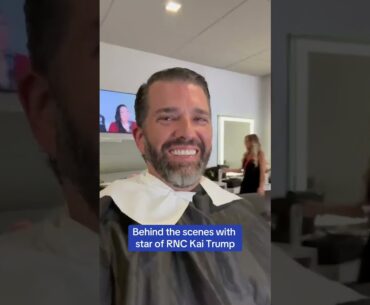 Donald Trump Jr posts BTS at RNC with daughter Kai Trump