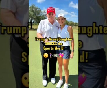 Kai Trump is already worth $1.2M before even playing college golf! #KaiTrump #Golf #Trump #usa