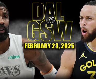 Golden State Warriors vs Dallas Mavericks Full Game Highlights - February 23 | NBA Regular Season