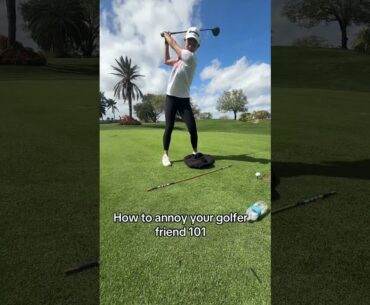 Kai Trump & Friend GOLF COURSE CHILLING