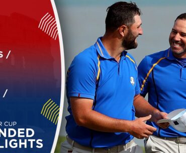 Sergio Garcia & Jon Rahm vs Justin Thomas & Jordan Spieth | Extended Highlights | 2020 Ryder Cup
