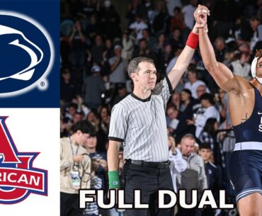 Penn State vs American University Full Duals Men's College Wrestling 2025