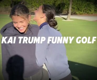 Kai Trump v Golf: The FUNNIEST Caddie Disaster Ever! 😂