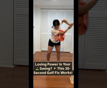 Gain MORE Power in your Golf Swing!! Do this simple drill #GolfTips