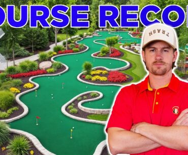 Can I Break a Mini Golf COURSE RECORD??