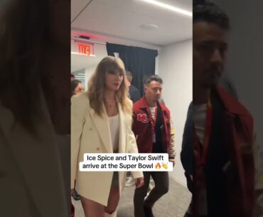 Ice Spice & Taylor Swift at the Super Bowl 👀 (via @NFL/TT)