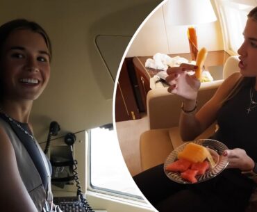 Trump’s granddaughter Kai gives rare glimpse inside president-elect’s private ‘Trump Force One’