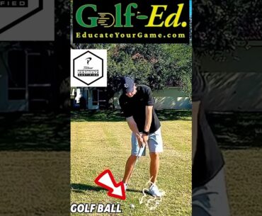 How To Make Perfect Contact Every Time! #golf #golftips #golfswing #golflife