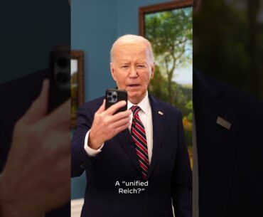President Biden Reacts to Trump's "Unified Reich" Ad