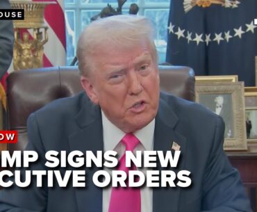 EARLIER: President Trump signs new executive orders