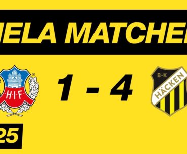 Helsingborgs IF - BK Häcken (1-4) Hela matchen Svenska cupen 2025