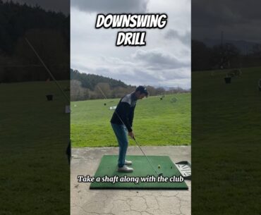 DOWNSWING DRILL #golfswing #golf #golftips #golfer #golfer #golfing #golfinstruction #golfgear