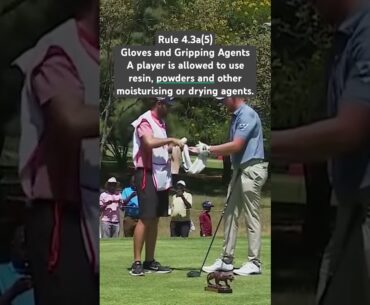 Gloves and Gripping Agents - Golf Rules Explained