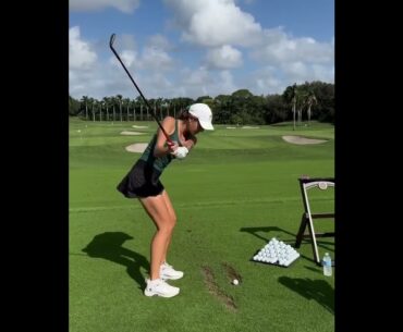 Kai Madison Trump plays golf