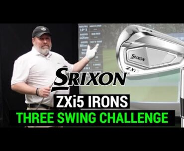 Can Srixon do it again? Testing the Srixon ZXi5 Irons | THREE SWING CHALLENGE