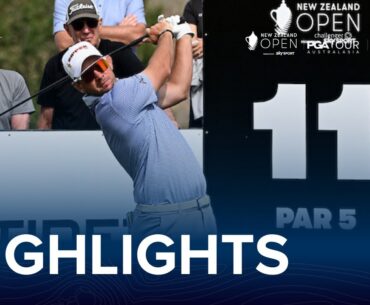 2025 NZ Open | Lucas Herbert First Round Highlights
