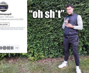 Viktor Hovland's Coach Messaged Me...