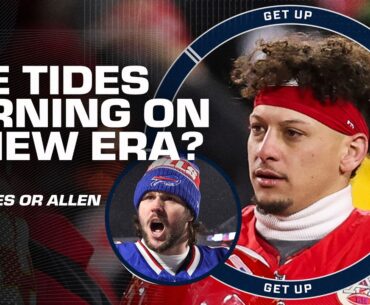 PATRICK MAHOMES OR JOSH ALLEN ERA? 🤔 This game will CEMENT their legacies! 🗣️ - Hawkins | Get Up