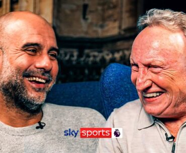 "Don't tell Jose!" 👀 | Pep Guardiola meets Neil Warnock 🤣