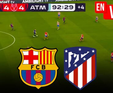 🔴 BARCELONA VS ATLETICO MADRID PARTIDO EN VIVO / COPA DEL REY - JUEGA LAMINE YAMAL