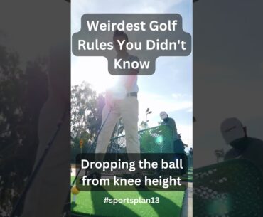 Weirdest Golf Rules You Didn't Know #golf #golfswing #rules #shorts