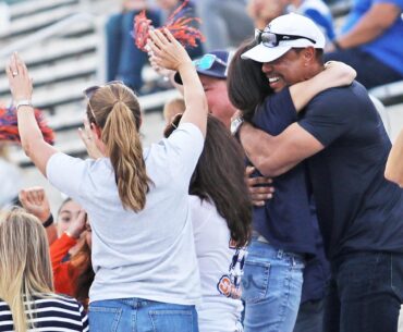 Tiger Woods rides emotions as daughter Sam advances to Florida soccer state championship