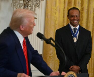 Donald Trump and Tiger Woods hold ‘interesting discussions’ on golf’s rift – The Irish Times