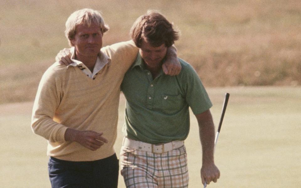 Jack Nicklaus and Tom Watson